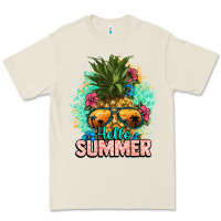 Bone Hello summer pineapple Premium Tee - NancyCooperArtShop