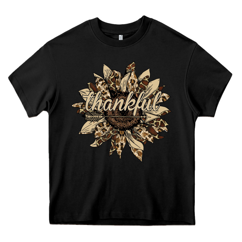 Thankful Sunflower Heavy Core Tee by Bettercallsaul | Teevron