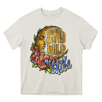 Cream stay wild moon child Heavy Core Tee - JahusDesignShop