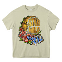 Mossy stay wild moon child Heavy Core Tee - JahusDesignShop