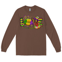 Chestnut love lips mardi gras Long Sleeve Tee - OliviaCreatesArt