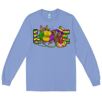 Colony Blue love lips mardi gras Long Sleeve Tee - OliviaCreatesArt