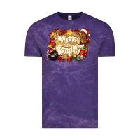 Cloud Purple merry and bright Vintage Tee - CowGirlArtShop