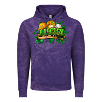 Cloud Purple St. Patrick's Day Baseball Vintage Hoodie - HowdyJamesFarm
