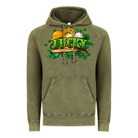 Vintage Olive St. Patrick's Day Baseball Vintage Hoodie - HowdyJamesFarm