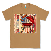 Toasted Coconut red white and bbq usa flag Classic Tee - TumblerDesignByShophia
