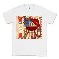 White red white and bbq usa flag Classic Tee - TumblerDesignByShophia