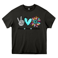 Asphalt Peace Love Sunshine Heavy Core Tee - Bettercallsaul