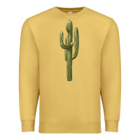 Antique Gold cactus Premium Sweatshirt - BarkalooDesign