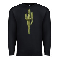 Black cactus Premium Sweatshirt - BarkalooDesign