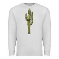 Dove Grey cactus Premium Sweatshirt - BarkalooDesign