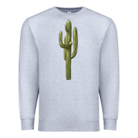 Heather Grey cactus Premium Sweatshirt - BarkalooDesign