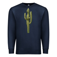 Navy cactus Premium Sweatshirt - BarkalooDesign