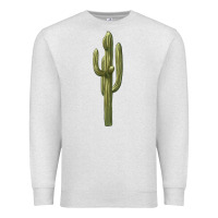 Oatmeal Heather cactus Premium Sweatshirt - BarkalooDesign