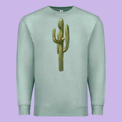 Cactus Premium Sweatshirt Designed By Barkaloodesign