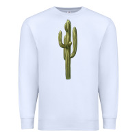 White cactus Premium Sweatshirt - BarkalooDesign