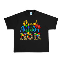 Black proud autism mom Urban Heavy Tee - CowGirlArtShop