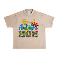 French Oak proud autism mom Urban Heavy Tee - CowGirlArtShop