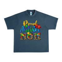 Midnight Navy proud autism mom Urban Heavy Tee - CowGirlArtShop