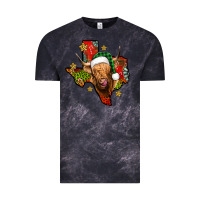Cloud Black christmas texas highland cow Vintage Tee - Jasminsmagicworld