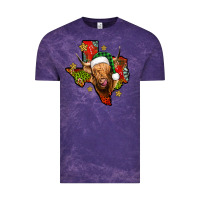 Cloud Purple christmas texas highland cow Vintage Tee - Jasminsmagicworld
