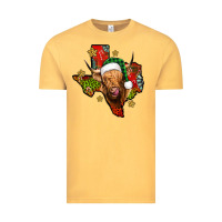 Vintage Mustard christmas texas highland cow Vintage Tee - Jasminsmagicworld