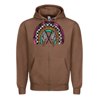 Chestnut race leopard rainbow Zipper Hoodie - Artiststas