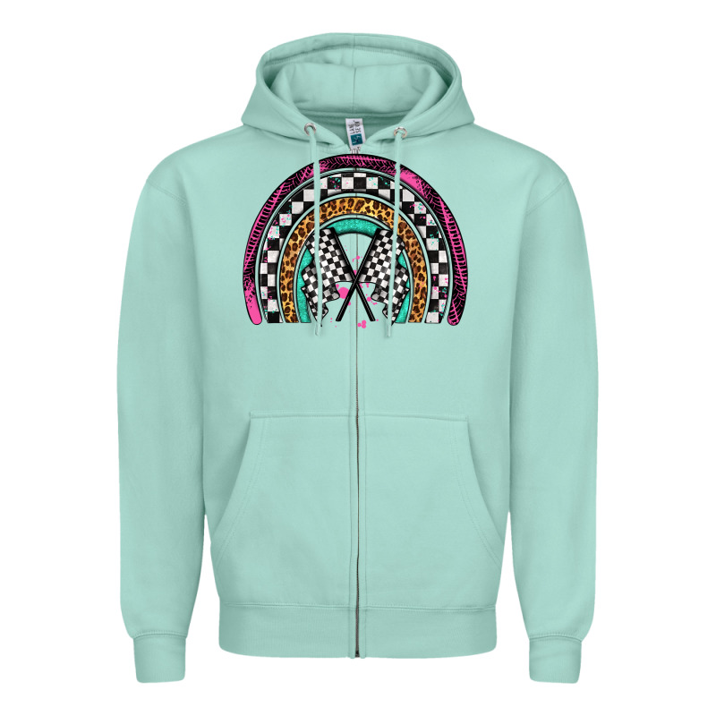 Race Leopard Rainbow Zipper Hoodie by Artiststas | Teevron