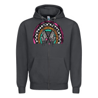 Smoke race leopard rainbow Zipper Hoodie - Artiststas