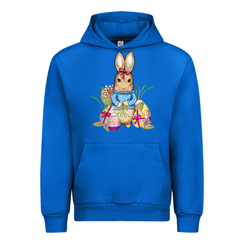 Easter Bunny And Eggs Urban Hoodie by AdoDesignShop | Teevron