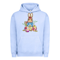 Pigment Grape Ice easter bunny and eggs Urban Hoodie - AdoDesignShop