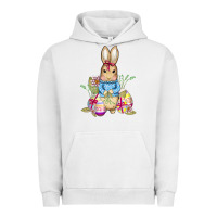 Pigment Lunar Rock easter bunny and eggs Urban Hoodie - AdoDesignShop