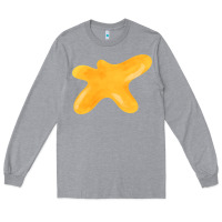Heather Grey honey splash fa element Long Sleeve Tee - FaDigitalArtStudio