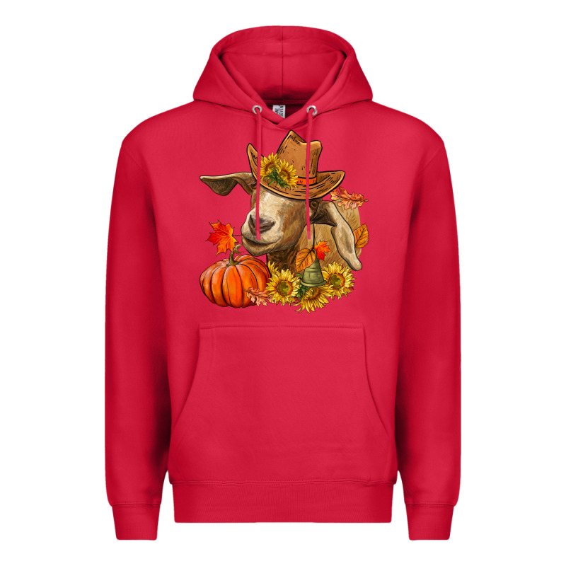 Fall Goat Premium Hoodie by LillyAllenDesigns | Teevron