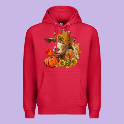 Fall Goat Premium Hoodie Designed By Lillyallendesigns