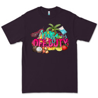 Plum Nurse off duty Premium Tee - NancyCooperArtShop