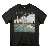 India Agra Taj Mahal Mausoleum Travel Tourist Heavy Core Tee | Teevron