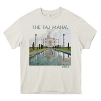 Cream india agra taj mahal mausoleum travel tourist Heavy Core Tee - longCreatives