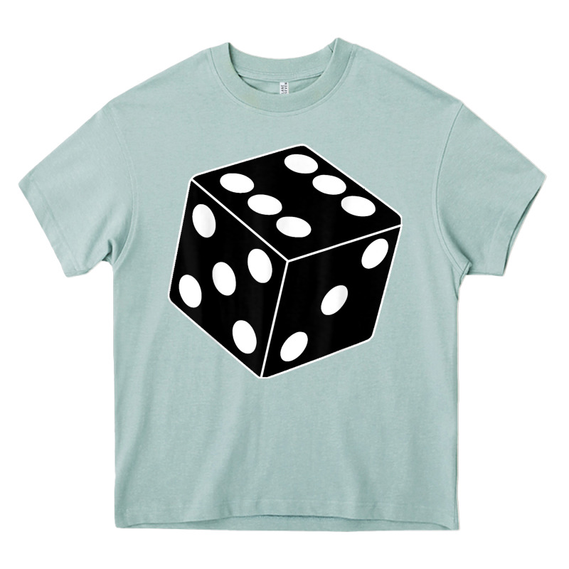 Black Gaming Dice Halloween Costume Cool Quirky Funny Heavy Core Tee by longCreatives | Teevron