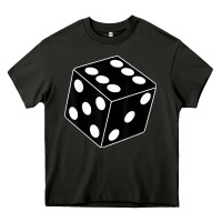 Asphalt black gaming dice halloween costume cool quirky funny Heavy Core Tee - longCreatives