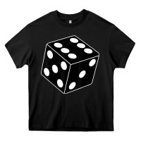 Black black gaming dice halloween costume cool quirky funny Heavy Core Tee - longCreatives