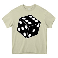 Mossy black gaming dice halloween costume cool quirky funny Heavy Core Tee - longCreatives
