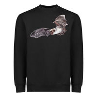 Black mexican free tailed bat Heavyweight Sweatshirt - LillyAllenDesigns