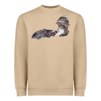 Mushroom mexican free tailed bat Heavyweight Sweatshirt - LillyAllenDesigns