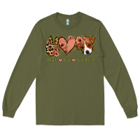 Army Green Peace Love Jack Russel Long Sleeve Tee - Jasminsmagicworld