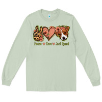 Matcha Peace Love Jack Russel Long Sleeve Tee - Jasminsmagicworld