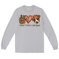 Moon Dust Peace Love Jack Russel Long Sleeve Tee - Jasminsmagicworld