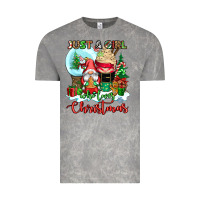 Cloud Rock just a girl who loves christmas Vintage Tee - CowGirlArtShop