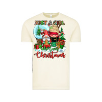 Vintage Arctic just a girl who loves christmas Vintage Tee - CowGirlArtShop