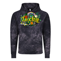 Cloud Black lucky gnomes truck St. Patrick's Vintage Hoodie - HowdyJamesFarm
